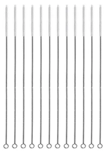 Reinigungsbürsten 200 x 5mm, 12 Stück, Weiß