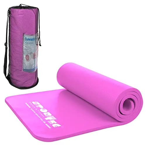 Sport-Tec Fitnessmatte mit Tragetasche - Sportmatte für Gymnastik und Yoga, leicht transportierbar in der praktischen Tragetasche, ideal für Fitness unterwegs.