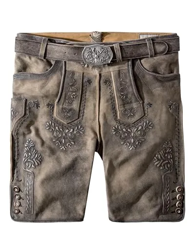 Stockerpoint Artur Herren Trachtenlederhose, Buche Gespeckt, 50