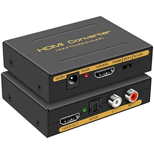 HDMI Audio Extractor Optisch Adapter 4K