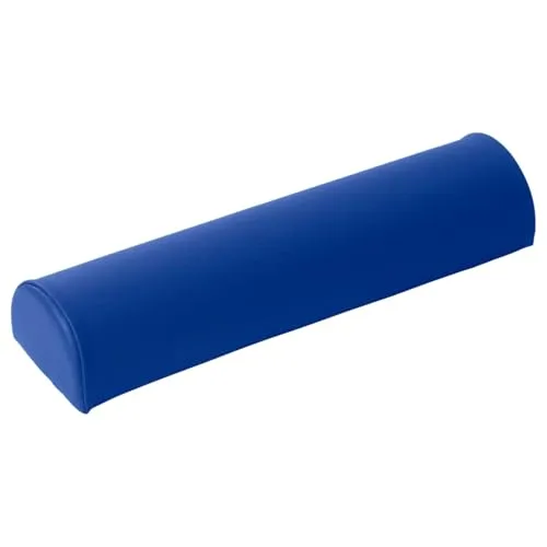 Dreiviertelrolle Lagerungsrolle mit Kunstlederbezug 60x15 cm, Blau