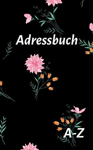 Adressbuch: Telefon und Adressbuch klein mit Platz Für Name, Adresse, Geburtstag, Telefon, Mobil, Fax, E-mail