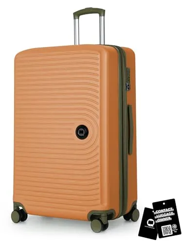 Hauptstadtkoffer Mitte - Großer Hartschalenkoffer + Digitaler Namensschild, TSA, 4 Rollen, Check-In Gepäck mit XL-Erweiterung, Reisegepäck 77cm, Koffer bis 23kg Gepäck, 130 Liter, MARILLE