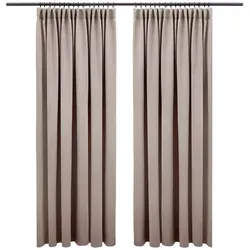Blumtal Verdunkelungsvorhang Verdunkelungsvorhang 2er-Set Thermovorhang Wärme- & Kälteisolierend, OEKO TEX Zertifiziert mit Kräuselband grau 140 cm x 145 cm