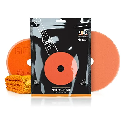 ADBL Roller Pad-DA One Step Polierpad - Polierschwamm für Ø150mm Stützteller - Profi Polierpad mit Klettverschluss - Polierschwamm, Auto Polieren, Schwamm Polierteller