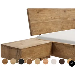 Hasena Woodline Caja Nachttisch aus Massivholz 48x41x16 cm - Nachttisch aus hochwertigem Massivholz, ideal für stilvolle Schlafzimmer. Mit integrierter Schublade und perfekter Höhe für Ihr Bett – ab Lager lieferbar!