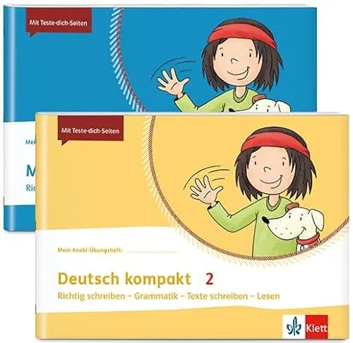 Mathe + Deutsch kompakt 2: 2 Übungshefte im Paket: Mathe kompakt, Deutsch kompakt Klasse 2 (Mein Anoki-Übungsheft)