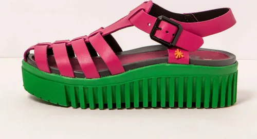 Art für Damen 1157521O8003_043 Ledersandalen Brighton rosa (41) - Wanderschuhe mit ultraleichtem SOFTLIGHT-Material für höchsten Komfort. Ideal für den Frühling/Sommer, lässiger Stil mit schnalle und 3-5 cm Absatzhöhe.