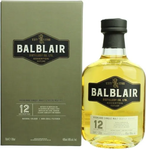 Balblair 12 Jahre Highland Single Malt Whisky