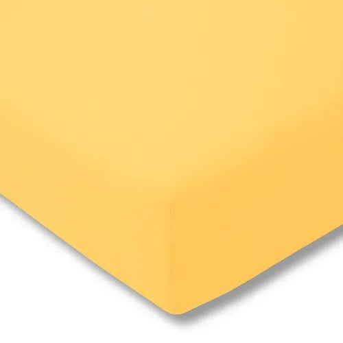 ESTELLA Spannbetttuch Zwirnjersey | Sonne - Hochwertiges Spannbetttuch aus Zwirn-Jersey, perfekt für Matratzen bis 35 cm. Faltenfreie Oberfläche, trocknerfest und bügelfrei mit Antipilling-Effekt für besten Schlafkomfort.