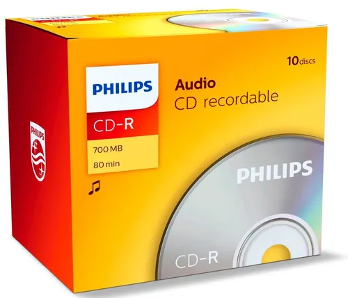 Philips CDR 80min 700MB Audio 10Pack