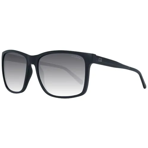 GUESS GF5082 Sonnenbrille - Stilvolle Damen-Sonnenbrille in mattschwarz und rauchfarben, ideal für einen trendigen Look im Freien.