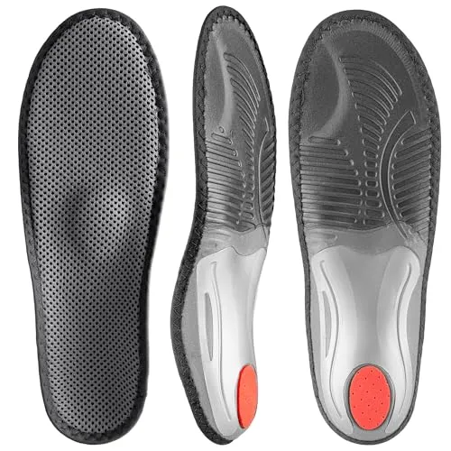 SULPO Sport Einlegesohlen gegen Gelenk- & Fußschmerzen, Einlagen Schuhe Herren & Damen für Rückenbeschwerden Größe 43-44