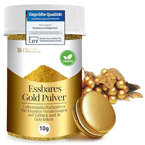 Detox Organica Goldpulver essbar 10g von Detox Organica