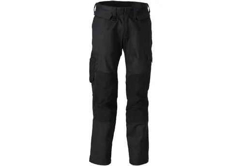 20779-563 Hose mit Knietaschen, schwarz, 76C46 - strapazierfähig und flexibel - Arbeits- & Schutzkleidung mit ergonomisch geformten Beinen, verstellbaren Knietaschen aus CORDURA® und zwei-Wege-Stretch für optimale Bewegungsfreiheit.