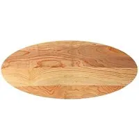 vidaXL Tischplatte Hellbraun 140x60 cm aus Massivholz Eiche