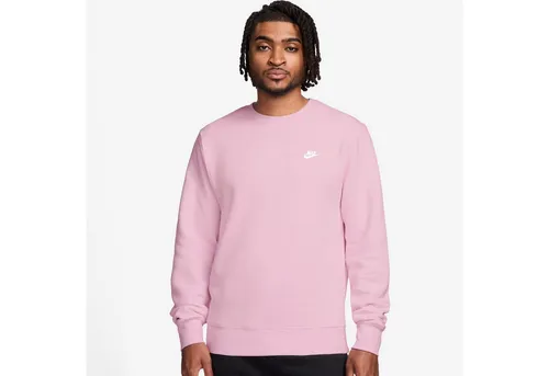 Nike Sportswear Sweatshirt M NK CLUB BB CREW sportlicher Schnitt, aus Baumwolle und Polyester, kurze Ärmel