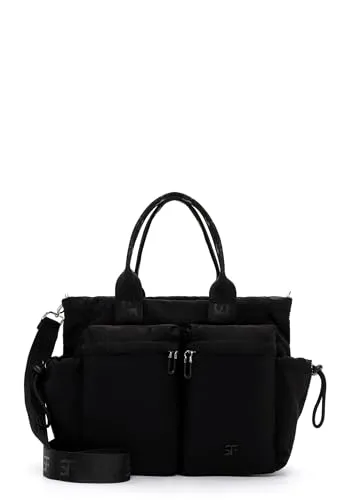 SURI FREY Shopper SFY Abby, Damenhandtasche in Schwarz in schwarz von SURI FREY