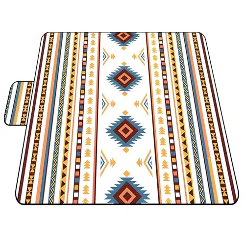 BBWELL Picknickdecke 200 x 200 cm,Extra Groß Outdoor Stranddecke,Campingdecke mit Tragegriff für 4-6 Personen,Tragbare Waschbar Strandunterlage Picknickdecke für Trocken Strand,BBQ,Picknick,Wandern