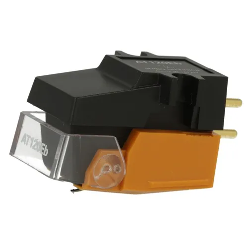 Audio Technica AT120Eb Tonabnehmer - Tonabnehmer für DJ's mit elliptischer Nadel für präzise Klangwiedergabe und einem Frequenzbereich von 20 - 25.000 Hz, ideal für professionelle Anwendungen.