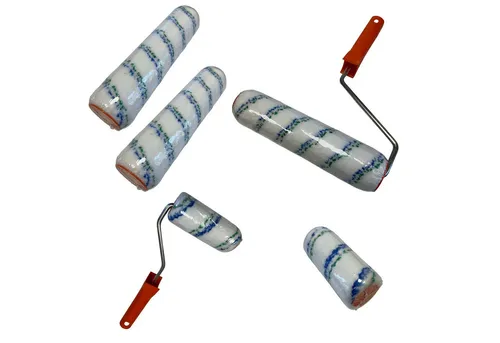 ConToo Farbroller Farbroller 100mm x2 St. + 250mm x3 St. mit 2xBügel Mikrofaser