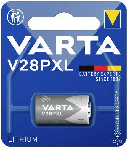 VARTA V28PXL Lithium Rundzelle 6V - Hochleistungsbatterie für Kameras und Fernbedienungen, langlebig und zuverlässig für kontinuierliche Leistung