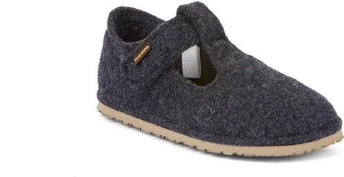 Froddo G1700378 Flexy Wooly Barefoot Halbschuhe - Sneaker aus Wolle mit Low-Cut-Schnitt für vollen Slipper-Comfort, ideal für gemütliche Stunden zu Hause. Einfacher Klettverschluss und extra Grip durch Thermo-Gummi.