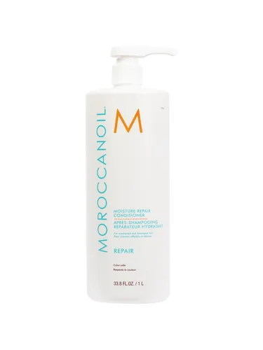 Moroccanoil Repair Conditioner 1000ml - Intensive Haarpflege - Haarspülung für geschädigtes Haar, angereichert mit Arganöl und Proteinen für intensive Feuchtigkeit und Glanz. Ideal für die Regeneration von chemisch behandeltem Haar.