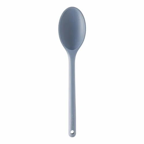 Mastrad Silikon-Kochlöffel, Küchenlöffel, Löffel, Küchenutensil, Grau, F10614