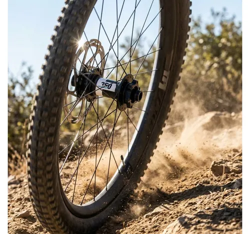 DT Swiss Vorderrad Nabe 350 Hybrid MTB - Nabe für Mountainbikes, bietet hohe Stabilität und Haltbarkeit mit 36 Löchern für optimale Speichenspannung und Leistung.