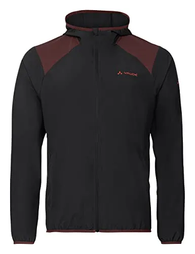 VAUDE Herren Funktionsjacke Me Qimsa Air Jacket - Ultraleichte Windjacke für aktive Mountainbiker, winddicht und atmungsaktiv, mit integrierten Belüftungsöffnungen und aus 100% recyceltem Material.
