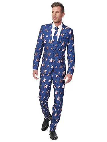 OppoSuits USA Stars and Stripes Anzug Suitmeister