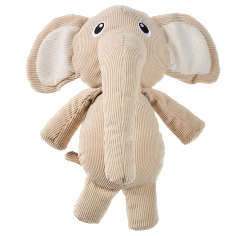Wolters Tierkuscheltier Hundespielzeug Animal Family Eddie Elefant beige