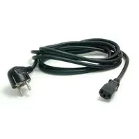 StarTech.com Schuko Kaltgerätestecker Stromkabel - CEE7 auf IEC320 C13 - Stromkabel - CEE 7/7 (SCHUKO) (M) - IEC 320 EN 60320 C13 - 1,8m - Schwarz - Europa (PXT101EUR)