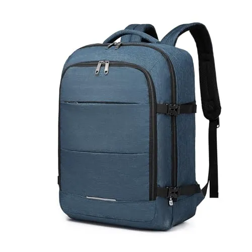 KONO Kabinentasche Untersitz Handgepäck Rucksack 45 x 36 x 20 cm Große Kapazität Reiserucksack, Navy, Marineblau (Unter dem Sitz)