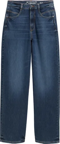 TOM TAILOR Weite Jeans im Four-Pocket Style blau 34 - Casual Jeans im Four-Pocket Style, atmungsaktiv und elastisch für optimalen Tragekomfort. Ideal für modische Outfits und lässige Freizeitlooks.