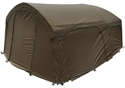 FOX Frontier II Deluxe Zelterweiterung 150x250x145cm Khakigrün - Praktische Zelterweiterung für Karpfenangeln, bietet zusätzlichen Raum für bis zu 2 Personen. Kompakt im Packmaß und mit geprüfter Wasserdichtigkeit für zuverlässigen Schutz.