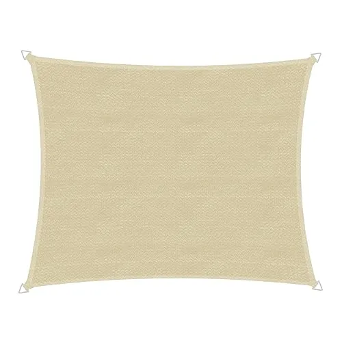 Windhager Sonnensegel Capri Rechteck 3 x 4 m - Sonnenschutz für Garten & Terrasse, schützt zuverlässig vor 90% UV-Strahlen und sorgt dank wind- und wasserdurchlässigem Material für angenehme Kühle.