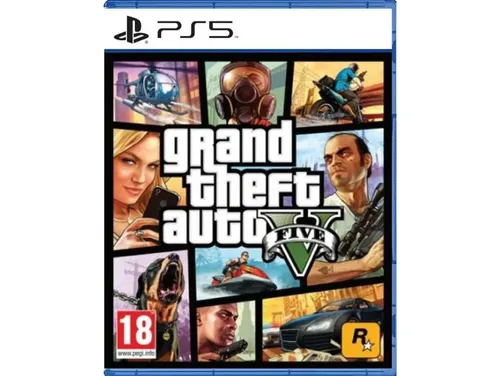 Grand Theft Auto 5 - PS5 - Neu & OVP - Deutsche Version - Action & Abenteuer für die PS5, erlebe die packende Story und den Online Koop-Modus mit bis zu 30 Spielern. Tauche ein in die Welt von Grand Theft Auto!