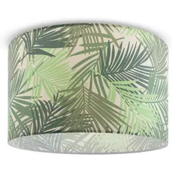 Deckenleuchte Palme Ø38cm - Sommerliches Design für Wohnzimmer und Esstisch - Diese stilvolle Deckenleuchte mit tropischem Palmblatt-Motiv sorgt für ein angenehmes Ambiente in jedem Raum. Ideal für moderne und klassische Einrichtung, bietet sie ein warmes Licht und setzt Designakzente.