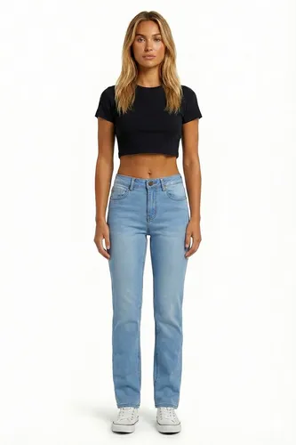 ESRA Straight Leg Jeans Damen – Hochwertige High Waist Stretch Jeans - Stylische ESRA Straight Leg Jeans für Damen: super weich, hohe Taille und optimaler Tragekomfort. Diese Jeans betont Ihre Figur und wird nachhaltig produziert. Ideal für jeden Anlass und in gewohnter Größe erhältlich.