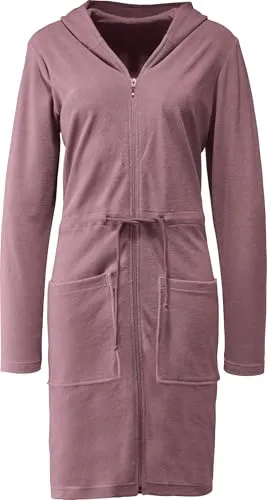 Erwin Müller Damen-Bademantel Limbach mit Kapuze von Erwin Müller