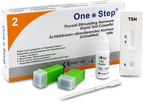 One+Step Nährstoffmangeltest TSH Schnelltest - Früherkennung einer Schilddrüsenunterfunktion, 2-tlg.