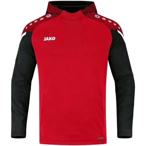 JAKO Performance Hoody Kids rotschwarz, 116 Kinder - Funktionsjacken mit Kapuze, ideal für aktive Kids – stylisch, bequem und perfekt für Sport und Freizeit.