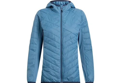 McKINLEY Sierre HYB JKT W Damenjacke - Flexibel und Schutz - Die McKINLEY Sierre Hybridjacke bietet optimale Bewegungsfreiheit und Wärmeisolation. Leicht wasserabweisend und atmungsaktiv, ideal für Outdoor-Aktivitäten. Praktische Taschen und elastische Bündchen machen sie zum perfekten Begleiter.