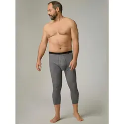 comazo Lange Unterhose 3/4 lang mit Eingriff grau 8