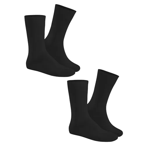 Hudson Herren Socken Only 2-Pack druckfreier Bund