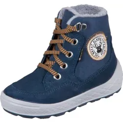 Superfit Groovy 2.0 blau/orange (8020) 26 - Wanderschuhe für Kinder mit wasserdichter GORE-TEX Membrane, kuscheligem Warmfutter und herausnehmbarer Einlegesohle für individuellen Komfort und optimale Passform.