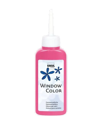 Kreul Window Color Leuchtpink 80 ml Flasche 100ml/5,24 Euro