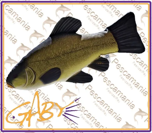 Kissen Schleie Geschenkidee Fischen Angler Stofftier Gaby Kissen 60cm